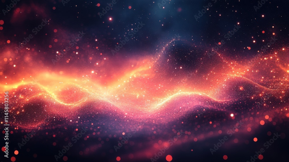 Fototapeta premium abstract background design modern pattern with connected thin lines illustratio