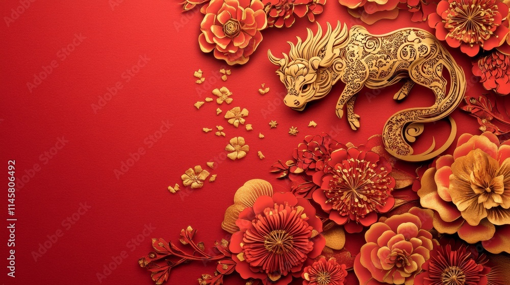 Celebrate Happy Chinese new year background concept. Top view. Celebrate Happy Chinese new year background concept. Top view.