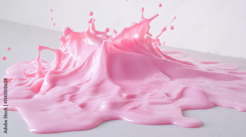 Pink slime, jelly stain, liquid dripping sauce or glue realistic vector isolated illustration on transparent background. Blot of juice or slimy poison splash Pink slime, jelly stain, liquid dripping sauce or glue realistic vector isolated illustration on transparent background. Blot of juice or slimy poison splash