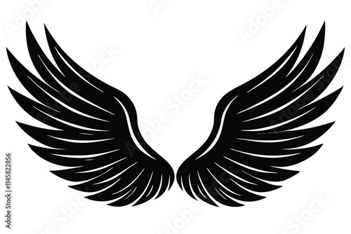 Angel Wings | isolated vector illustration on white background