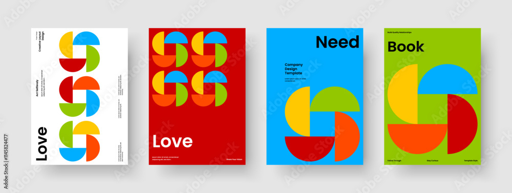 Fototapeta premium Creative Brochure Template. Geometric Business Presentation Design. Modern Poster Layout. Report. Flyer. Banner. Book Cover. Background. Leaflet. Newsletter. Journal. Catalog. Magazine. Portfolio