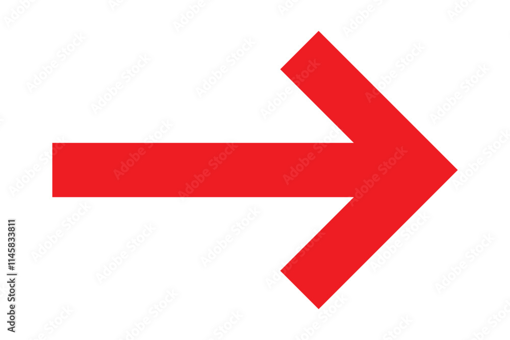 Arrow vector icon in bold line smooth edges Arrow vector icon in bold line smooth edges