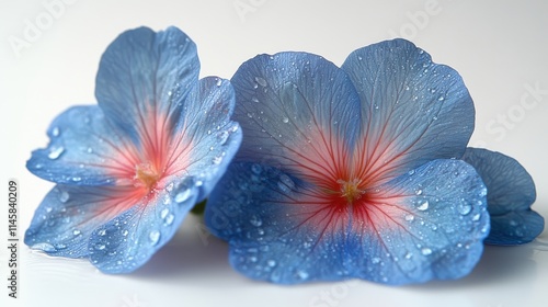 photo of a lechenaultia flower isolated on a white background lechenaultia photo