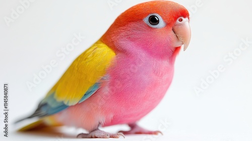photo of a parrot isolated on a white background parrot