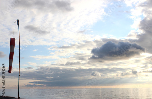 Complete calm at sea. Abkhazia, Gagra