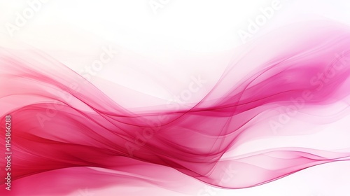 Abstract pink wave design with soft gradients, ideal for background, banners and digital art.