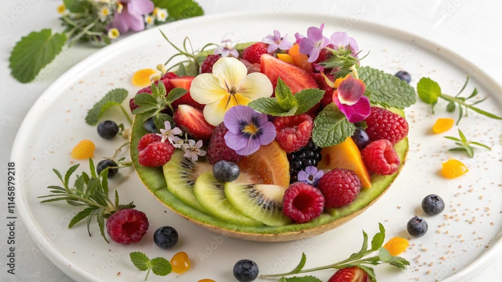 summer fruit plates for picnic, table setting with a variety of fruits, for advertising, poster, banner, calendar summer fruit plates for picnic, table setting with a variety of fruits, for advertising, poster, banner, calendar