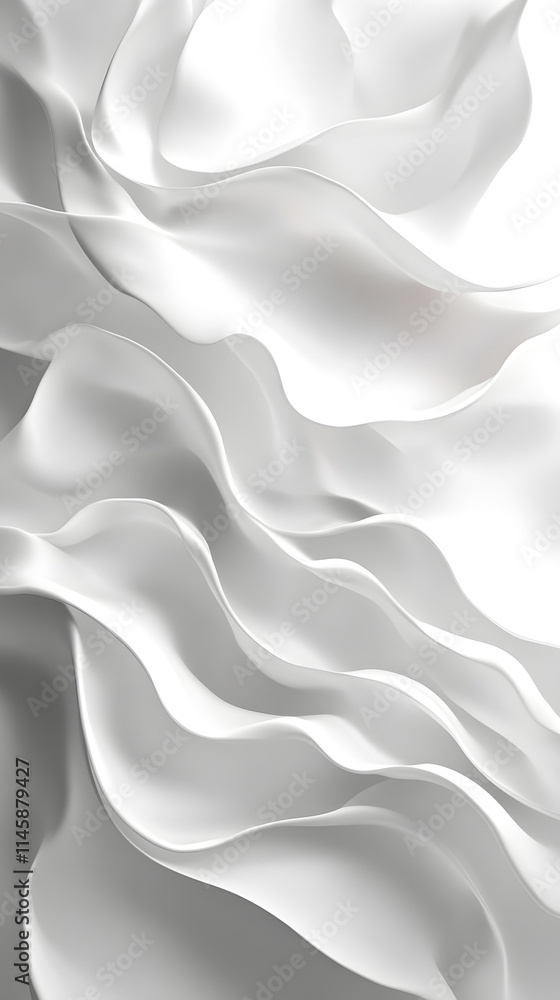 Obraz premium White Illustrator aesthetic 