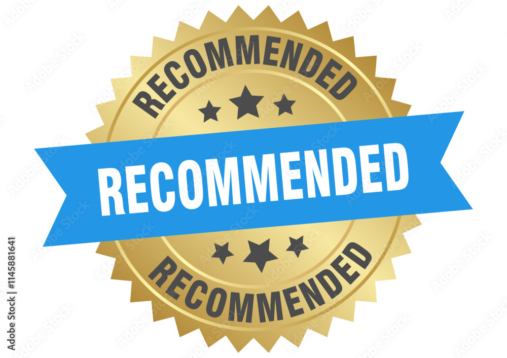 RECOMMENDED label, sign, seal RECOMMENDED label, sign, seal