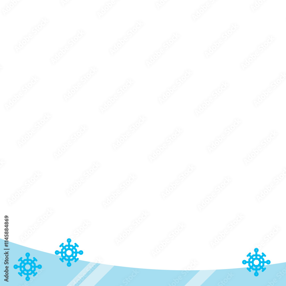 Obraz premium Winter Footer