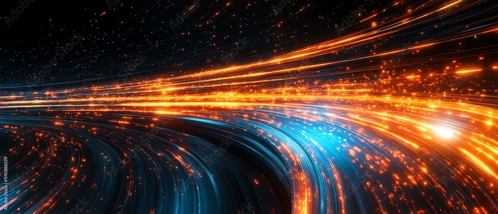 Dynamic light trails flowing outward from an open book, symbolizing knowledge expansion and speed, futuristic abstract style, vibrant lighting effects, detailed textures Dynamic light trails flowing outward from an open book, symbolizing knowledge expansion and speed, futuristic abstract style, vibrant lighting effects, detailed textures