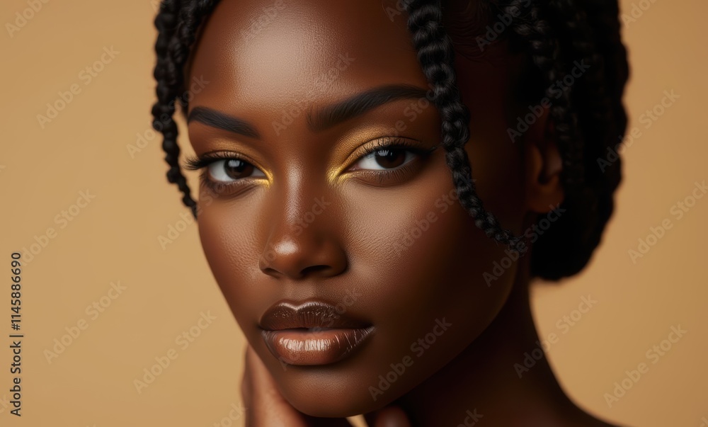 Portrait of a young Black woman Portrait of a young Black woman