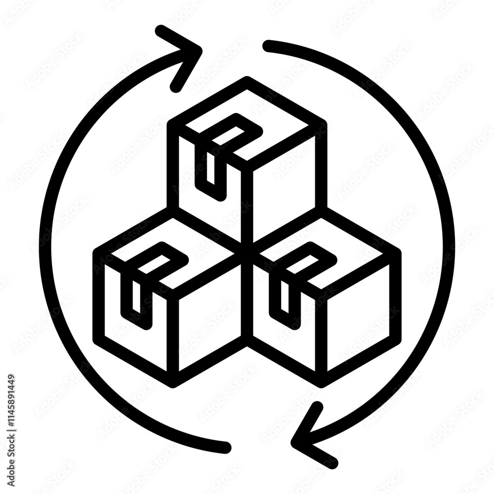 Product Cycle Icon Product Cycle Icon