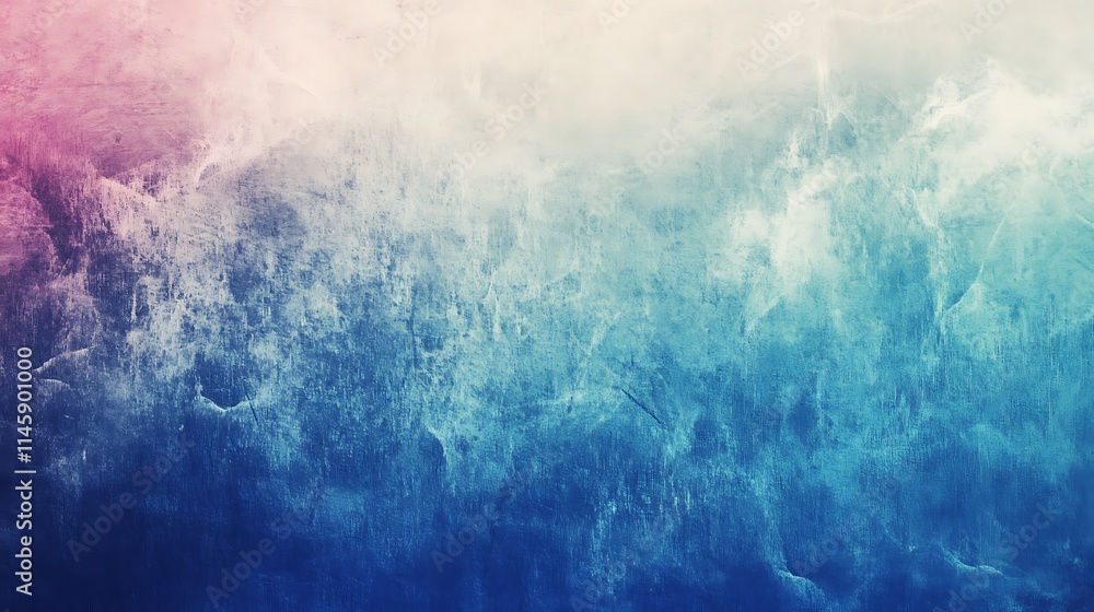 Fototapeta premium Abstract colorful textured background with pink, white, and blue hues.