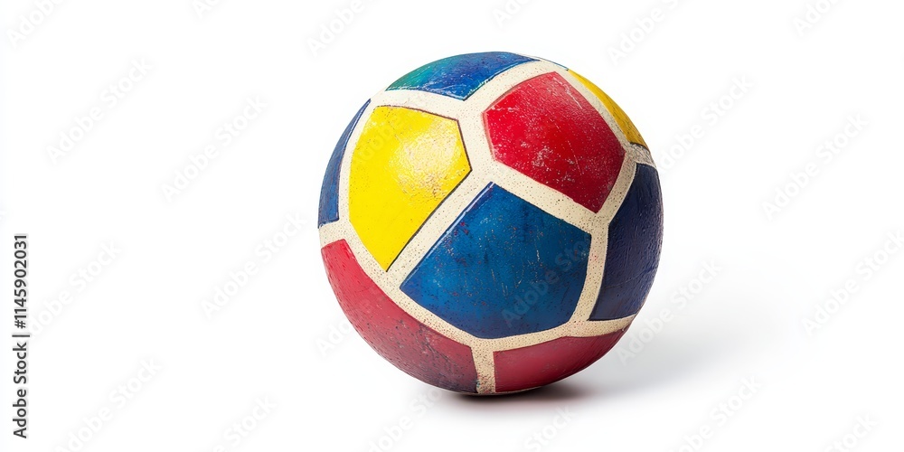 Isolated water polo ball displayed on a white background, showcasing its unique design and vibrant colors. This water polo ball is perfect for sports themed projects and promotional materials. Isolated water polo ball displayed on a white background, showcasing its unique design and vibrant colors. This water polo ball is perfect for sports themed projects and promotional materials.