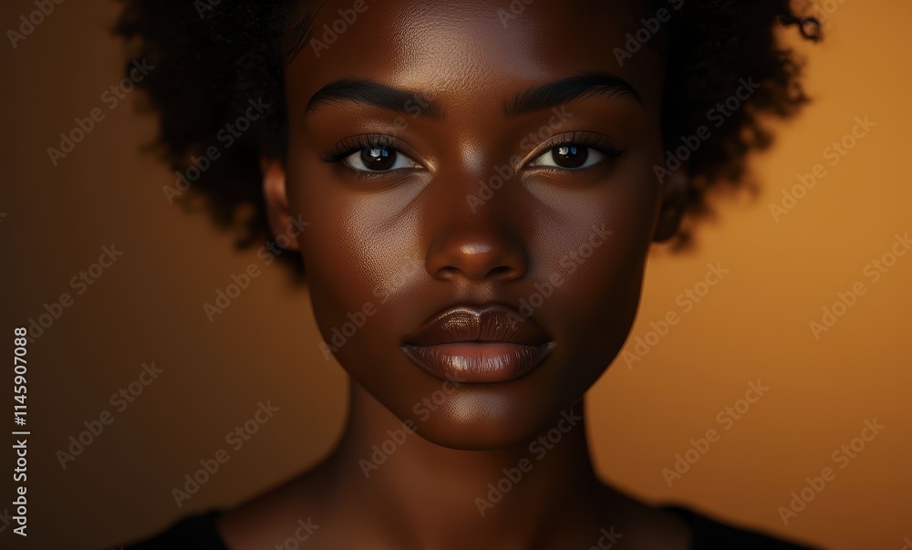 Portrait of a young Black woman Portrait of a young Black woman