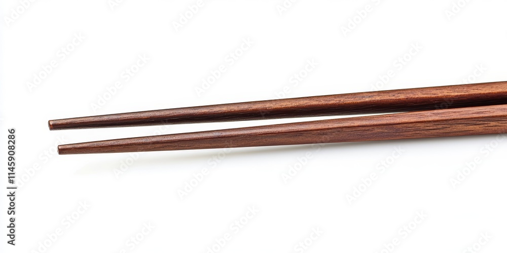 Chopsticks displayed in an isolated setting against a white background, perfect for showcasing the elegance of chopsticks in culinary presentations or design contexts. Chopsticks displayed in an isolated setting against a white background, perfect for showcasing the elegance of chopsticks in culinary presentations or design contexts.