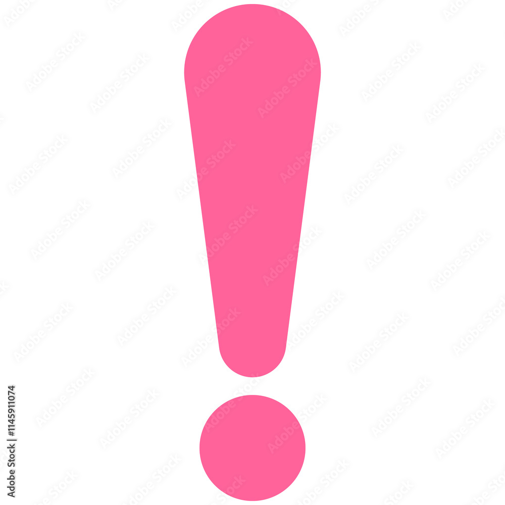 pink exclamation mark pink exclamation mark
