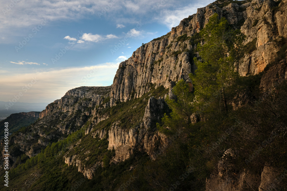 Beautiful mountain landscape and sky Beautiful mountain landscape and sky