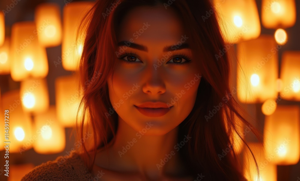 Intimate portrait of a young woman Intimate portrait of a young woman