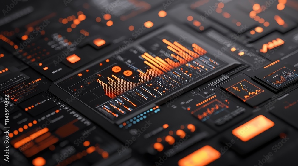 Business intelligence and data analytics strategy futuristic dash Business intelligence and data analytics strategy futuristic dash