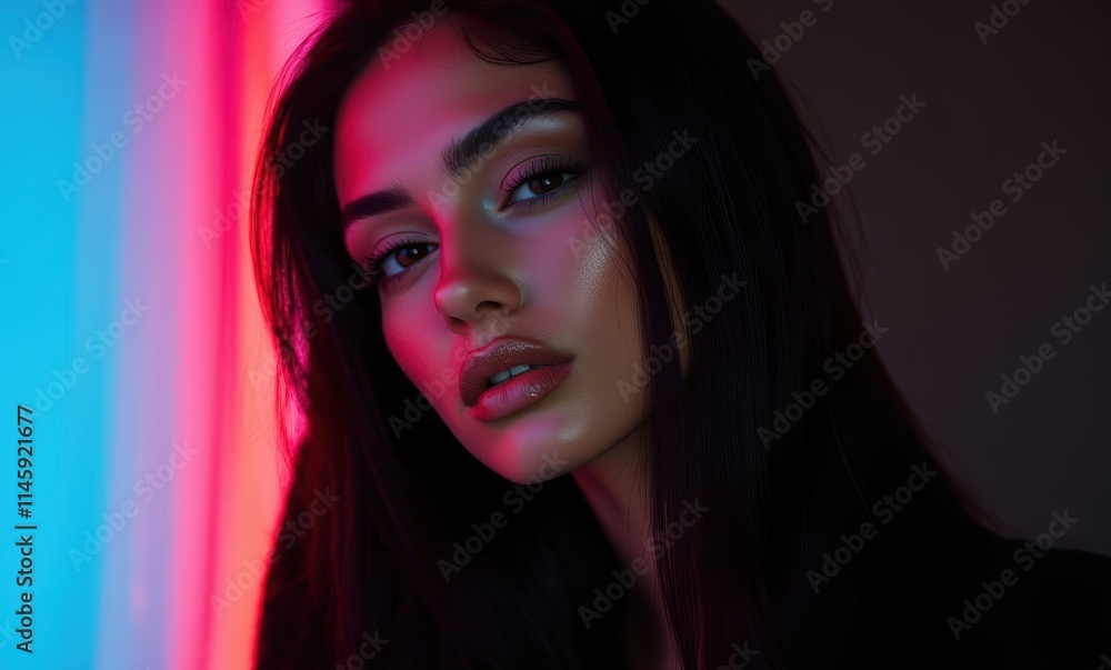 Close-up of a beautiful young woman Close-up of a beautiful young woman