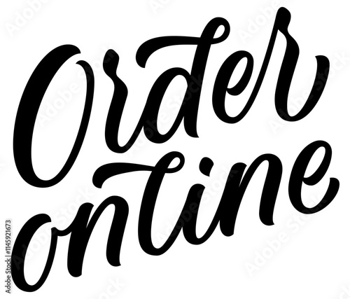 lettering order online calligraphy style text