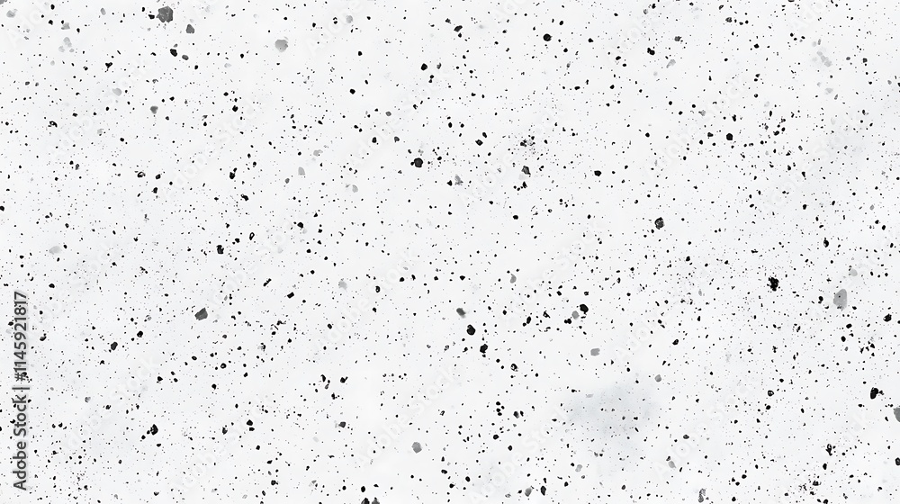 Obraz premium White textured surface with small black specks.