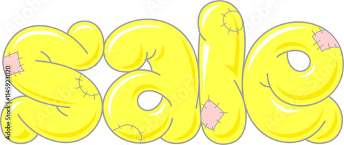 lettering sale in patches text