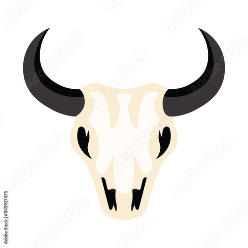 Cow Skull Illustration