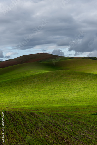 Beautiful landscape view from the north of Tunisia