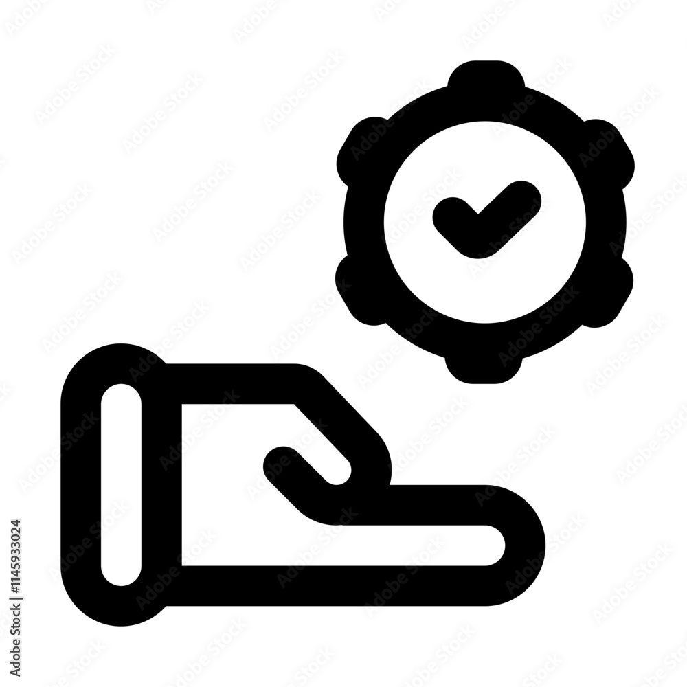 Maintenance Service Simple Line Icon. Single icon, line vector icon Maintenance Service Simple Line Icon. Single icon, line vector icon
