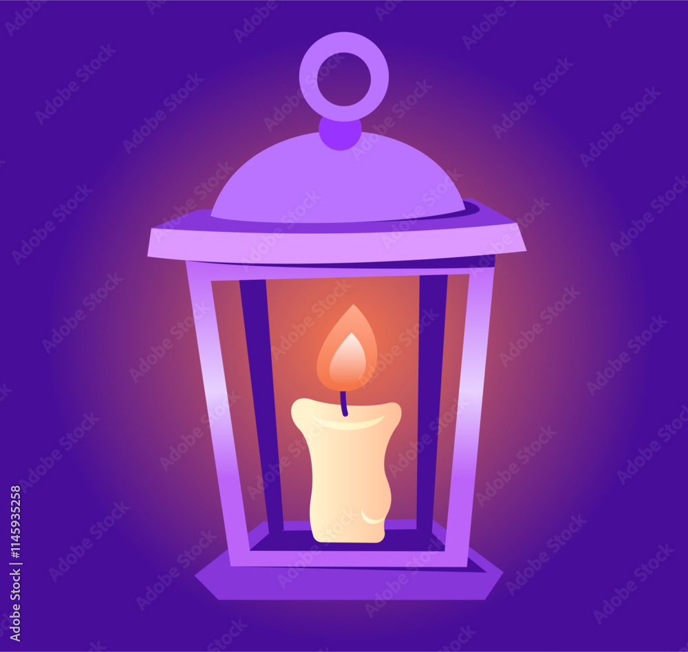 lantern with a candle lantern with a candle