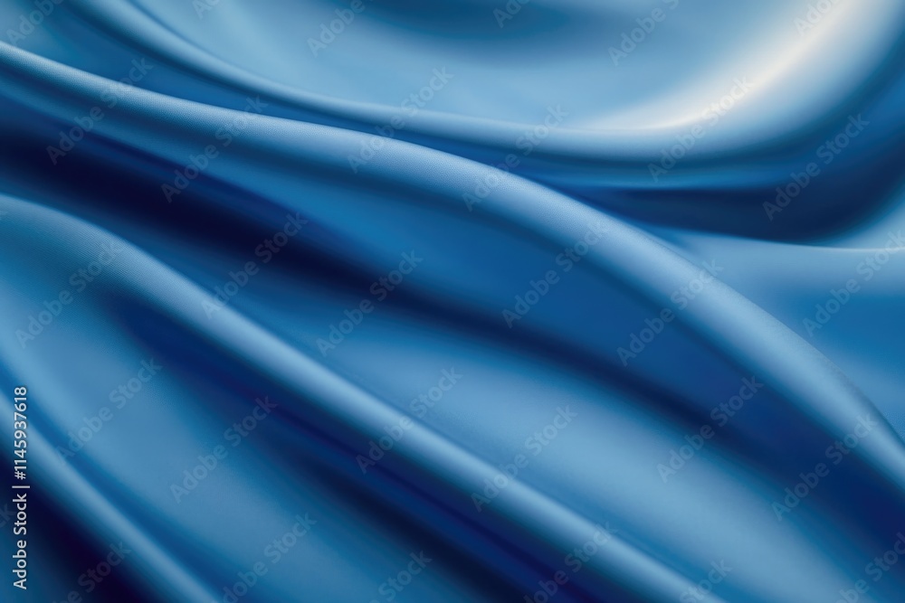 Blue Silk Close Up Blue Silk Close Up