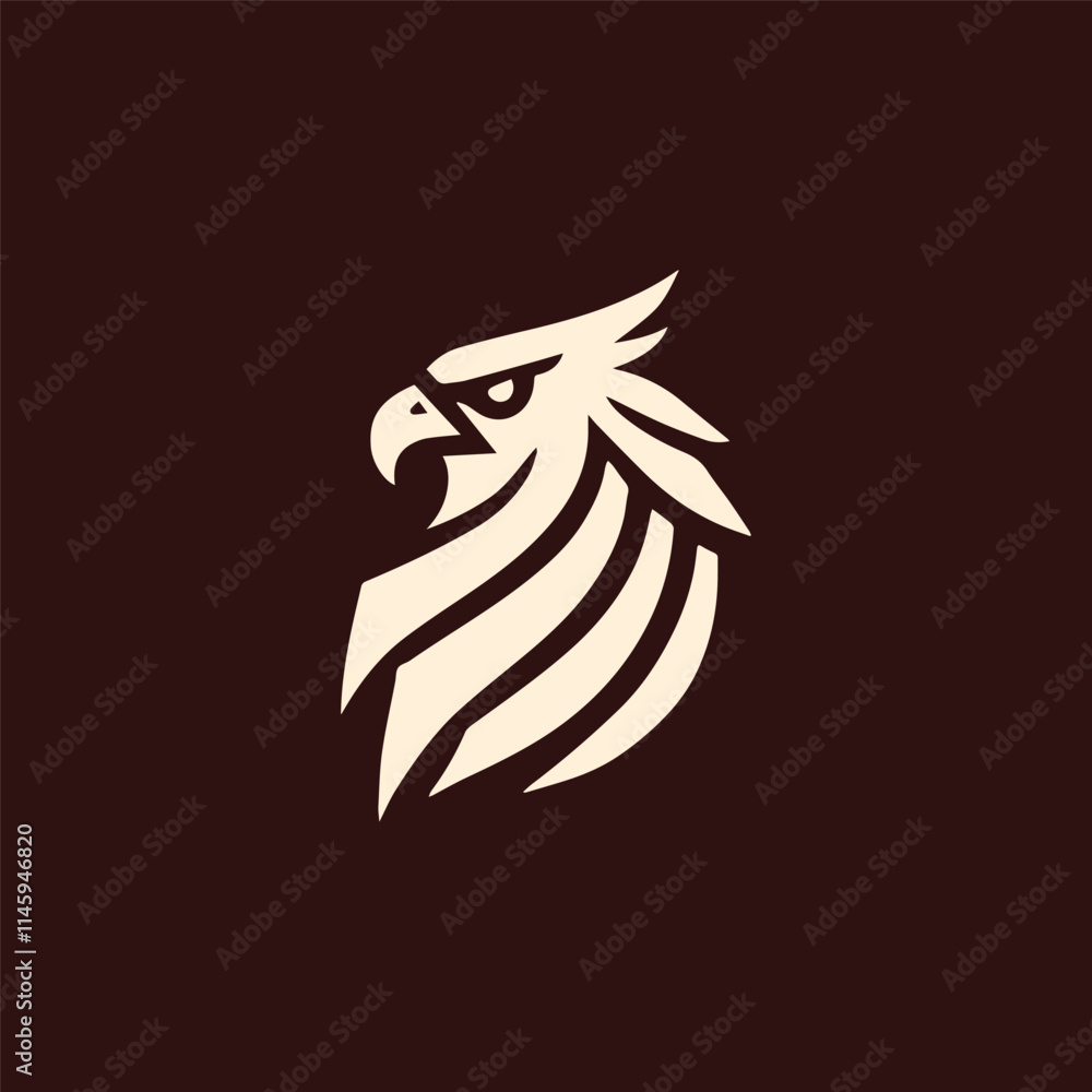 Naklejka premium Guardian eagle logo