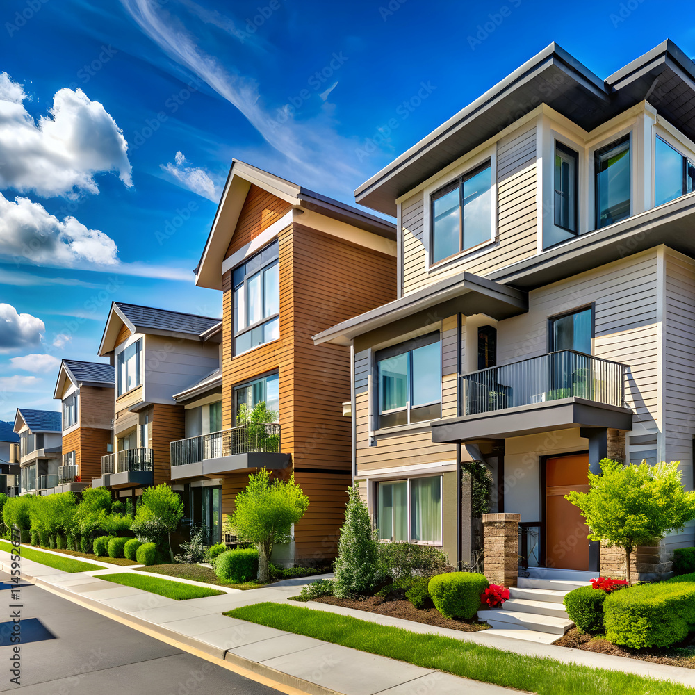 modern contemporary style of generic buildings or modern contemporary style of generic buildings or