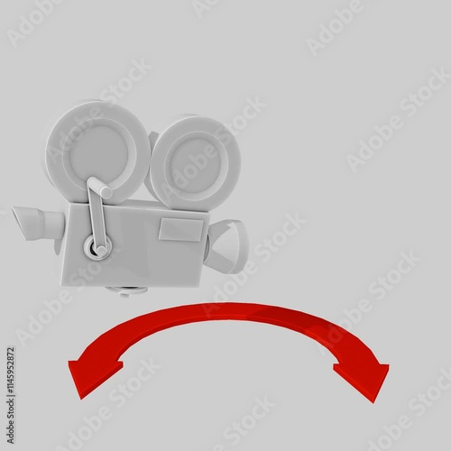 Camera Movement - Arc (3D Camera with RGBA - transparent)