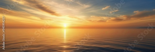 a close up of a sunset over the ocean with a boat in the water