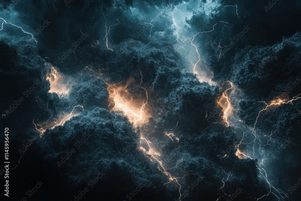 Detailed Shot of Multiple Lightning Strikes Capturing the Energy and Power in Gigapixel Resolution for Stunning Visual Effects Detailed Shot of Multiple Lightning Strikes Capturing the Energy and Power in Gigapixel Resolution for Stunning Visual Effects