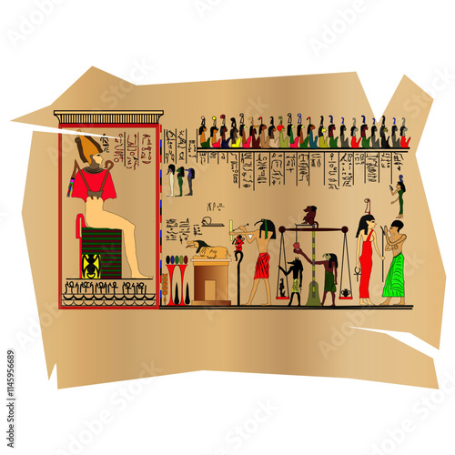 Ancient Egyptian papyrus 