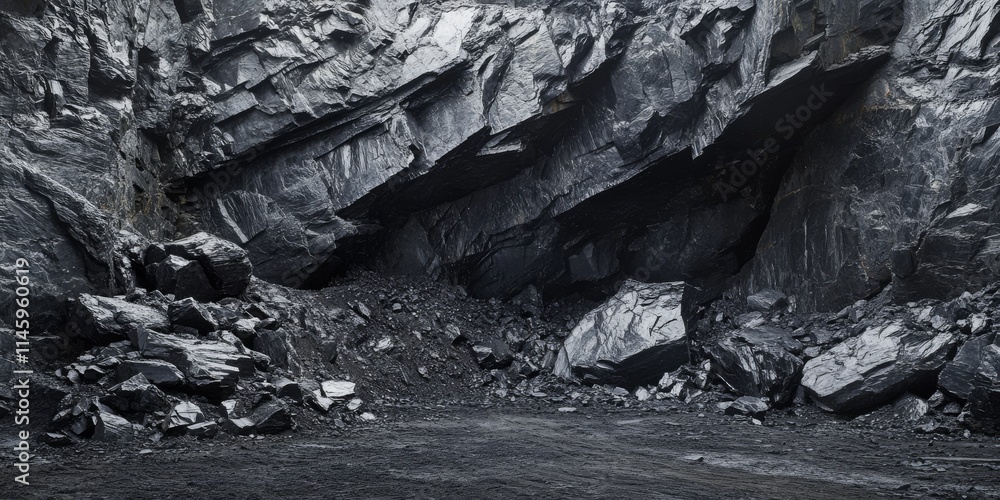 An awe inspiring graphite deposit showcases an abundance of rich mineral production and stones, creating a vibrant environment brimming with natural resources and industrial potential related to An awe inspiring graphite deposit showcases an abundance of rich mineral production and stones, creating a vibrant environment brimming with natural resources and industrial potential related to