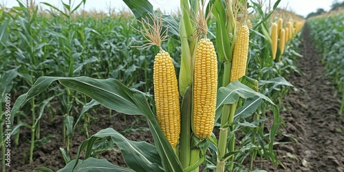 BISI 18 hybrid corn reaches physiological ripeness for harvesting in approximately 100 days in lowland areas, while in highland regions, BISI 18 hybrid corn matures in about 125 days. photo