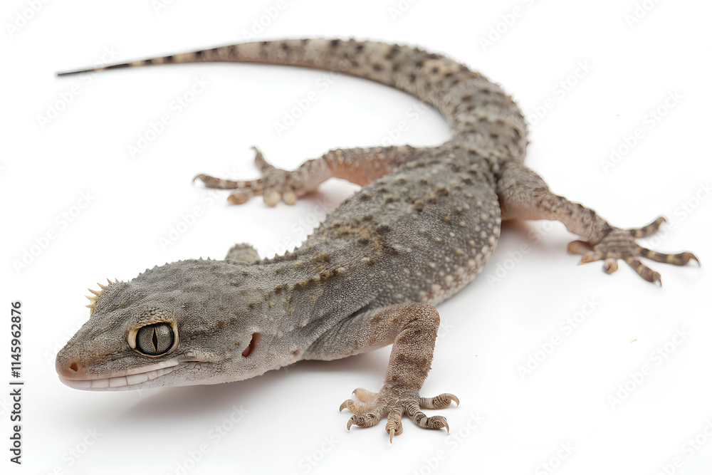 Naklejka premium Gecko, Cut out. on white background