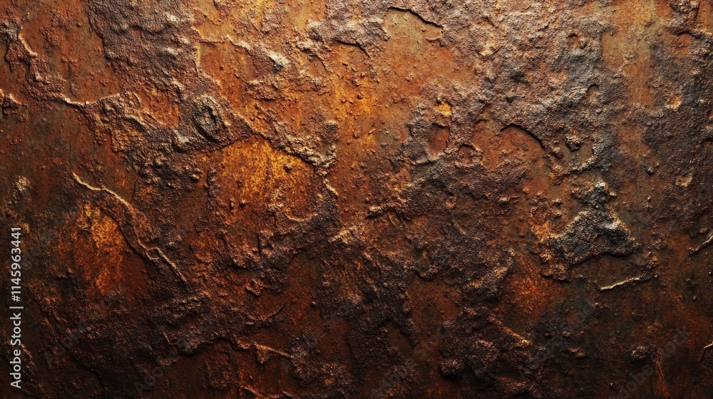 Close up view of a rusty surface showcasing intricate metal texture, highlighting the distinctive features of the rusty metal surface, perfect for illustrating aged metal elements. Close up view of a rusty surface showcasing intricate metal texture, highlighting the distinctive features of the rusty metal surface, perfect for illustrating aged metal elements.