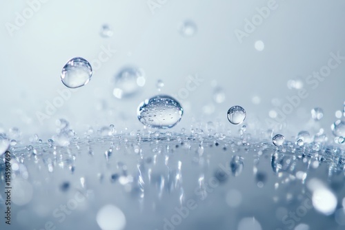 Wallpaper Mural Stunning Close-Up of Tiny Water Droplets Captured in High Detail for Nature and Photography Enthusiasts Torontodigital.ca