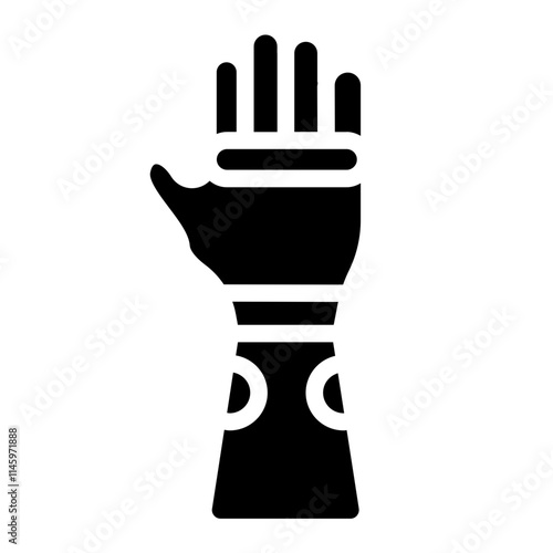 Advanced prosthetics Solid Icon
