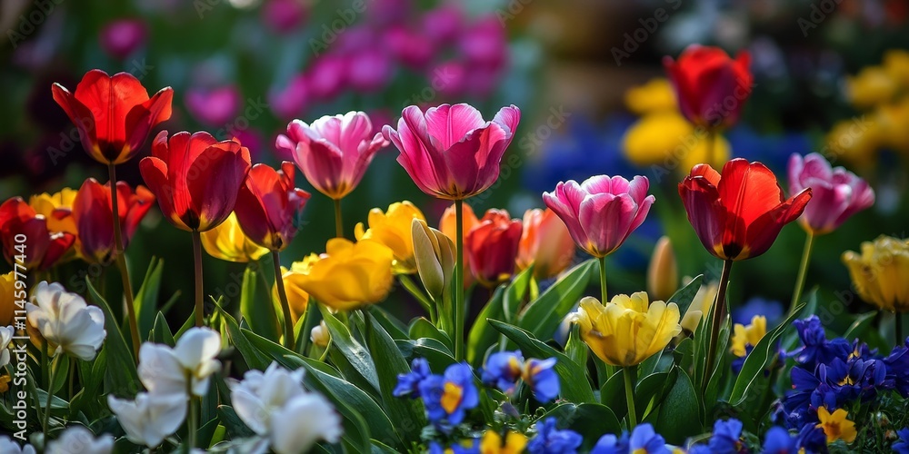 Vibrant flowers of nature signify the arrival of spring, showcasing the beautiful flowers that bloom and herald the season, filling the landscape with their stunning colors and freshness. Vibrant flowers of nature signify the arrival of spring, showcasing the beautiful flowers that bloom and herald the season, filling the landscape with their stunning colors and freshness.