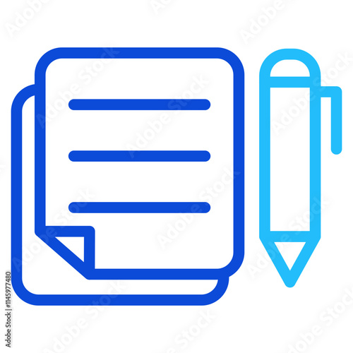 Copywriting Duoline Icon