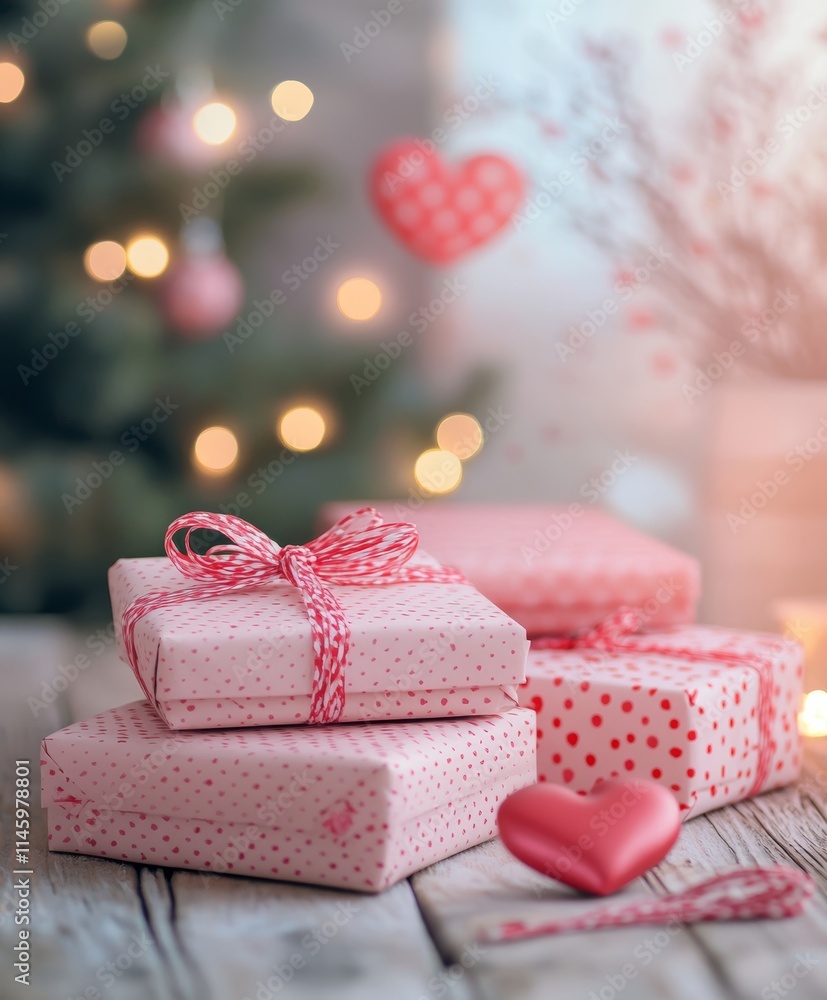 A romantic table adorned with heart-shaped decorations, chocolates, and fragrant roses, celebrating the essence of love on Valentine's Day. A romantic table adorned with heart-shaped decorations, chocolates, and fragrant roses, celebrating the essence of love on Valentine's Day.