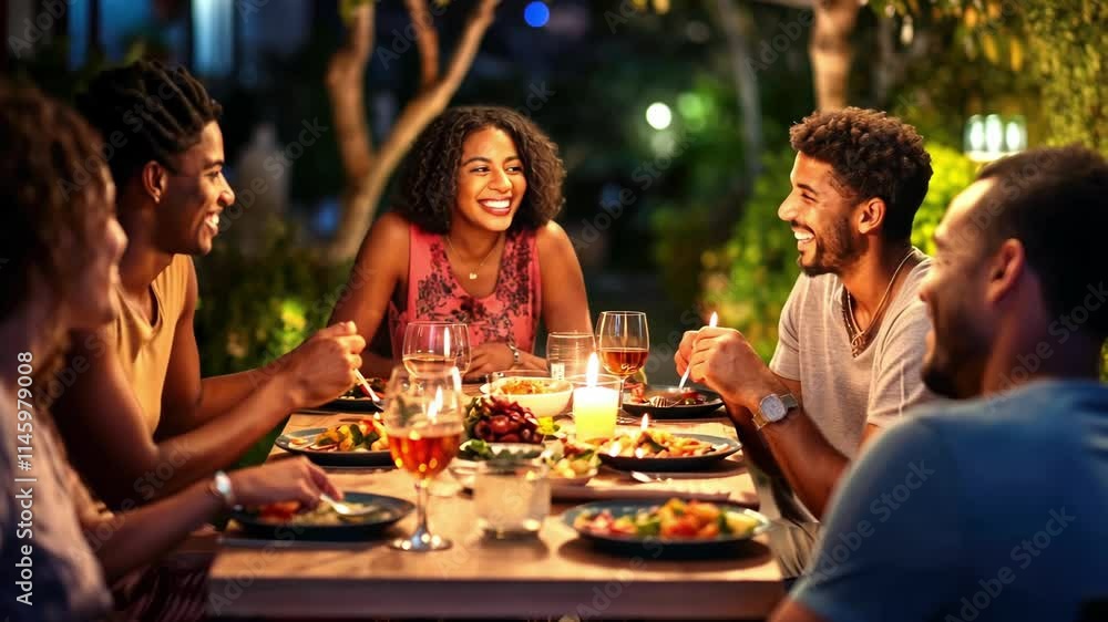 A group of friends gathered in the fresh air. Barbecue, grill, cooking outside. A group of friends gathered in the fresh air. Barbecue, grill, cooking outside.
